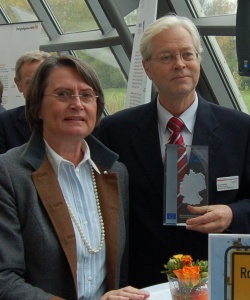 Albert Glöckner mit Wirtschaftsministerin Christa Thoben